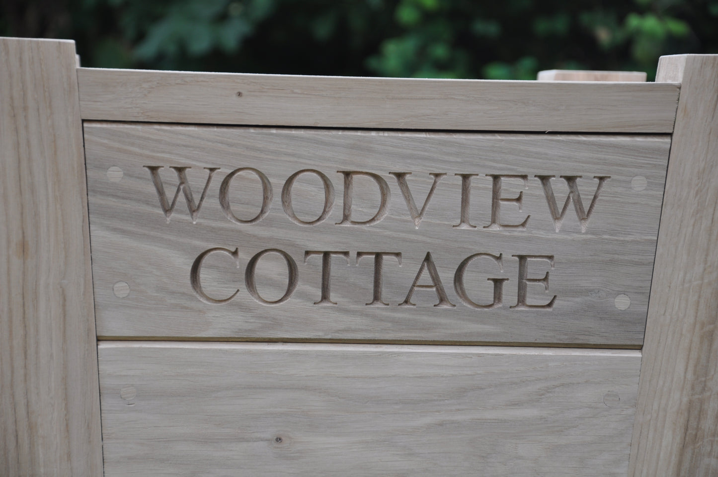 Fine Oak Tapered Planter