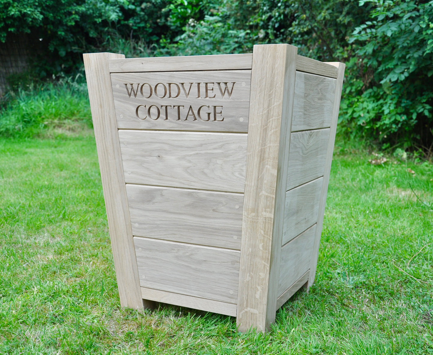 Fine Oak Tapered Planter