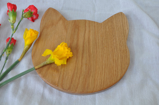 Personalised Cat Shaped Serving Board