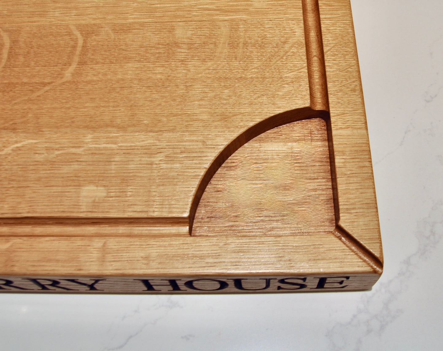 Large Solid Oak Chopping Board, Personalised & Engraved | Cutting Board | Serving Board