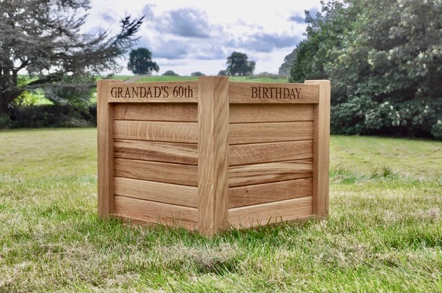 Fine Oak Square Planter
