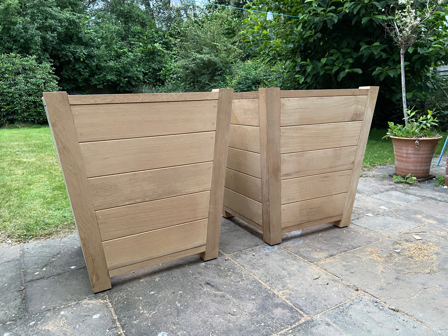 Fine Oak Tapered Planter