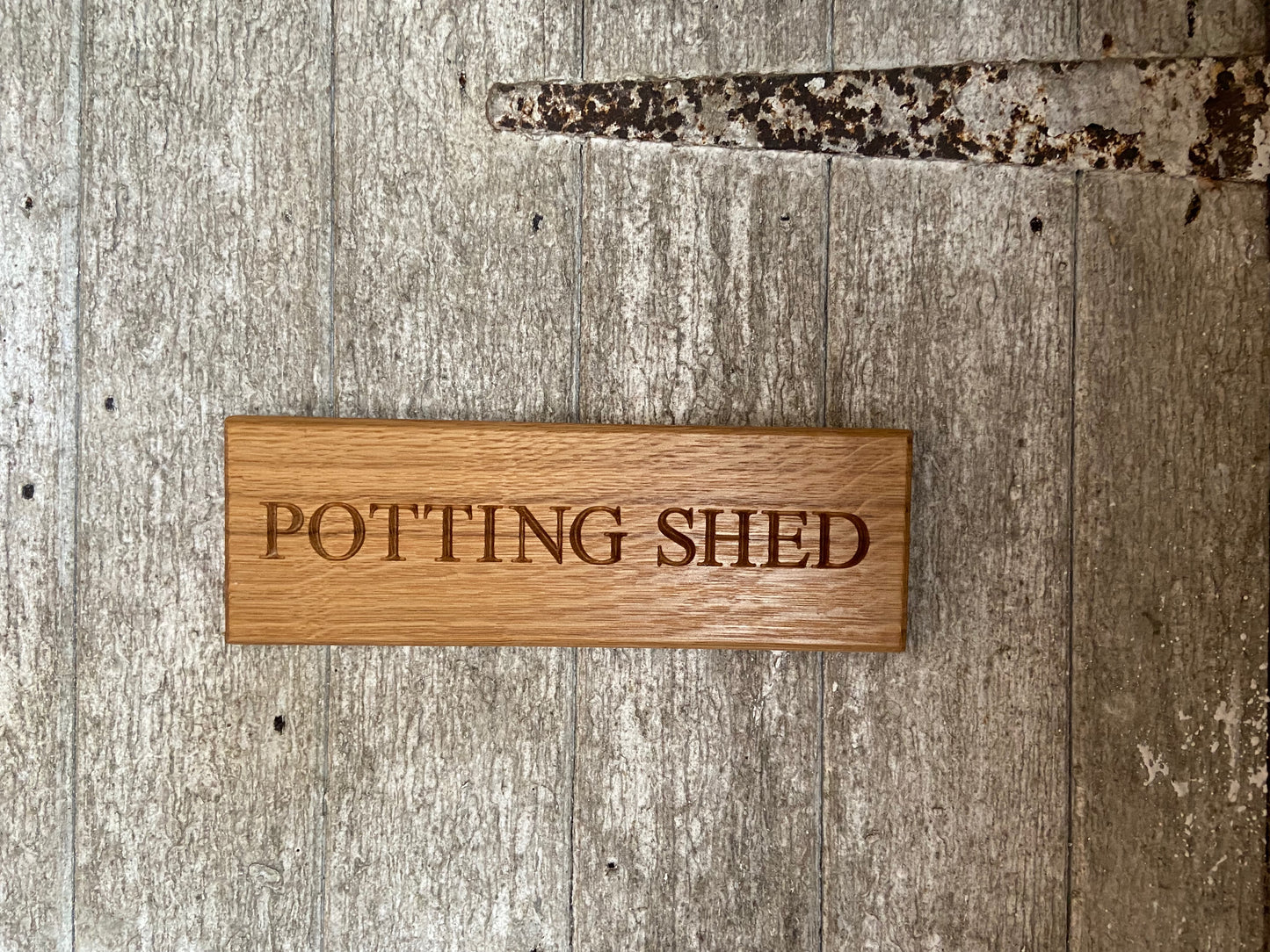 Personalised, Engraved Oak Signs