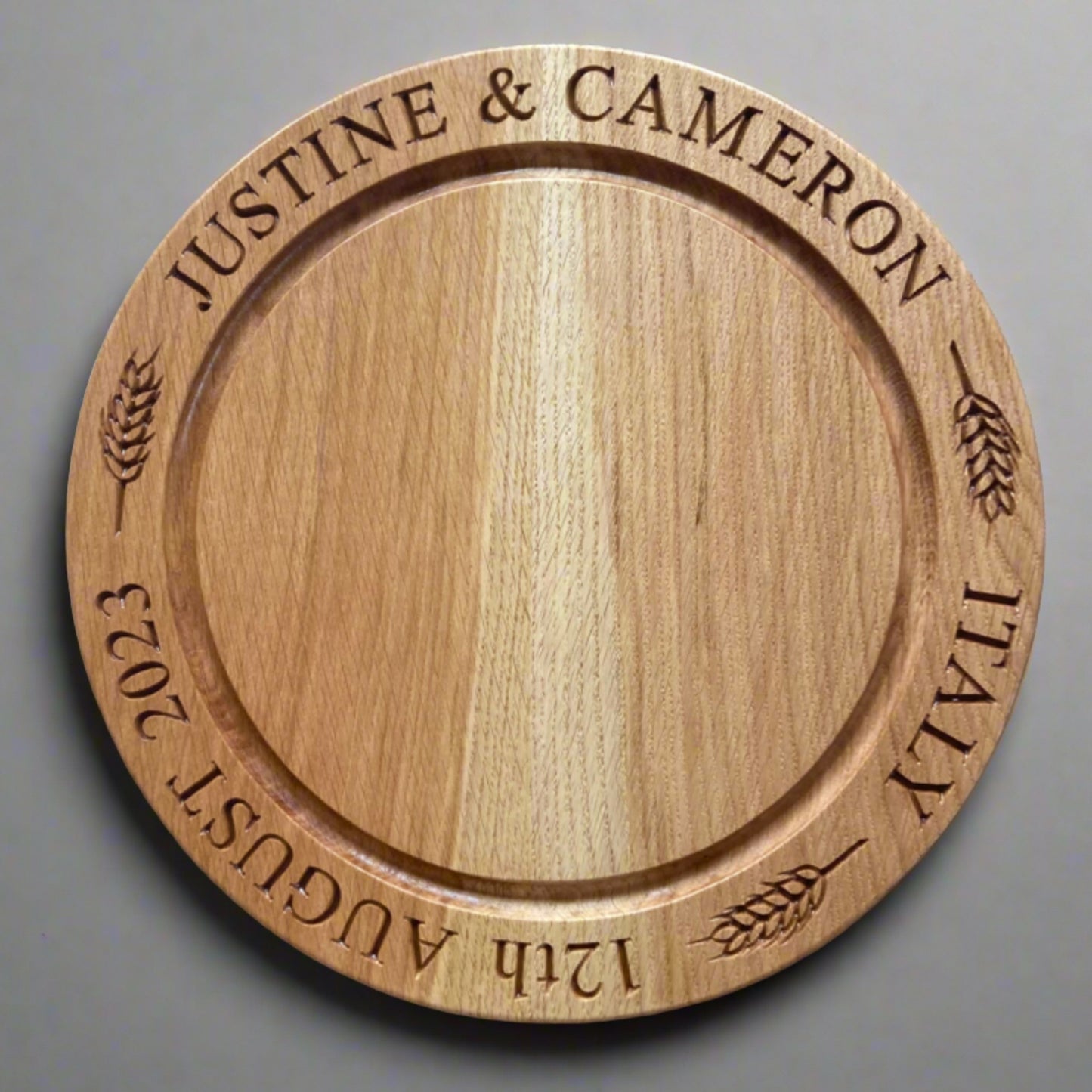 Personalised Oak Bread Board, Serving Board, Cutting Board