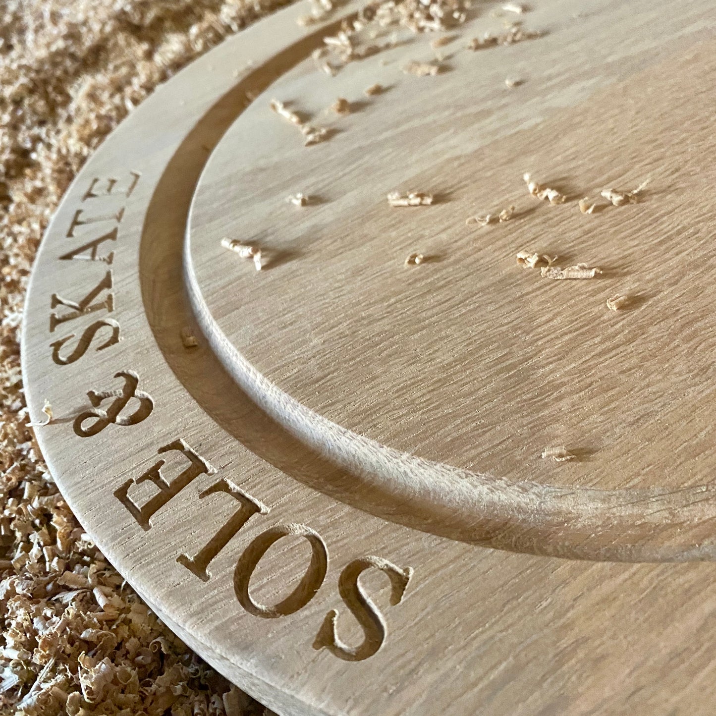 Personalised Oak Round Bread Board, Serving Board, Cutting Board