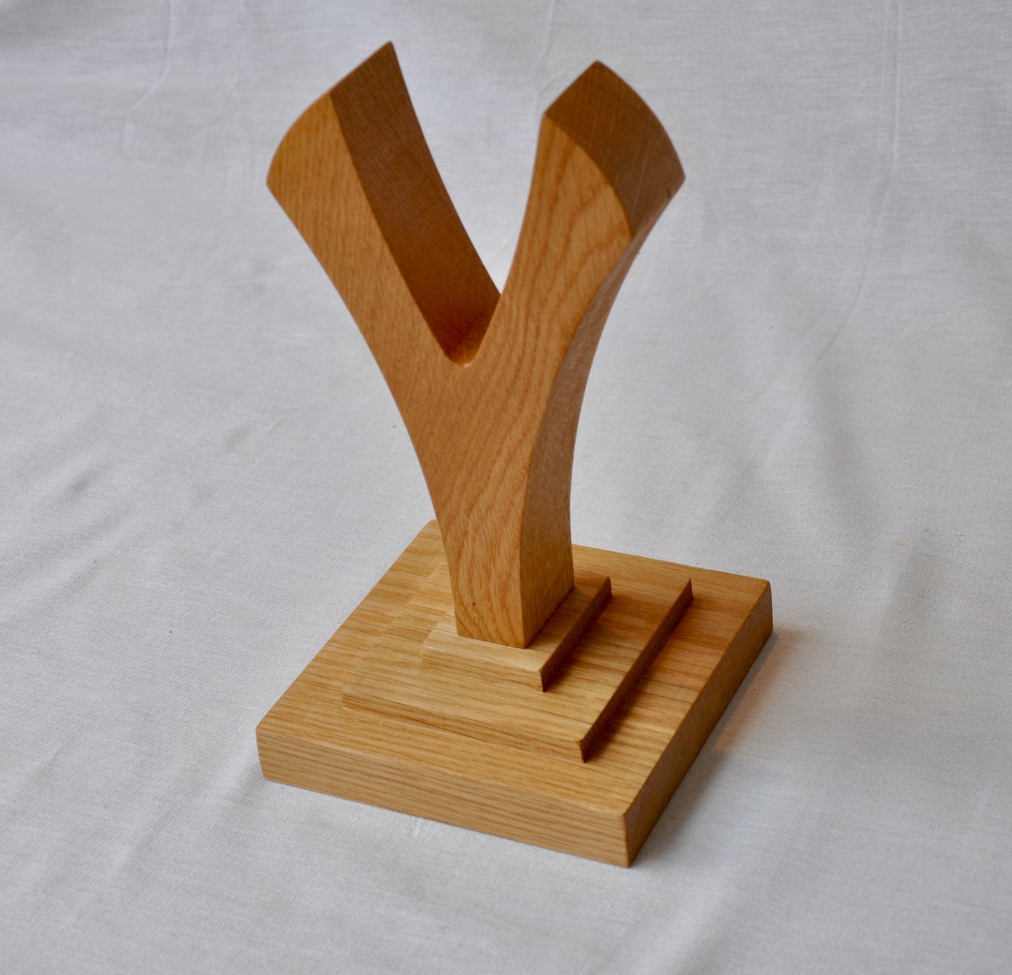 Personalised Oak Headphone Stand / Headphone Holder
