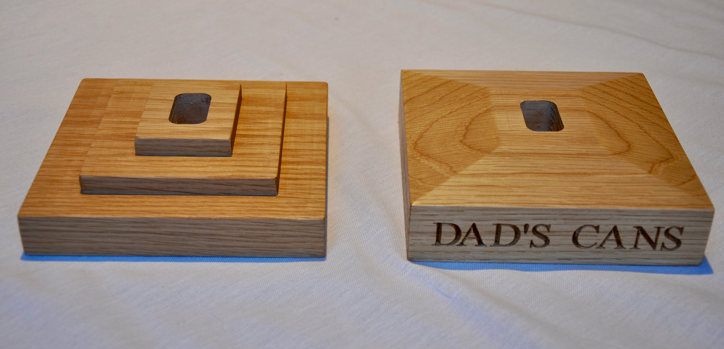 Personalised Oak Headphone Stand / Holder