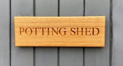 Personalised, Engraved Oak Signs