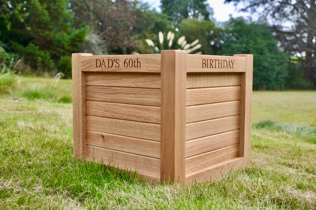 Fine Oak Square Planter