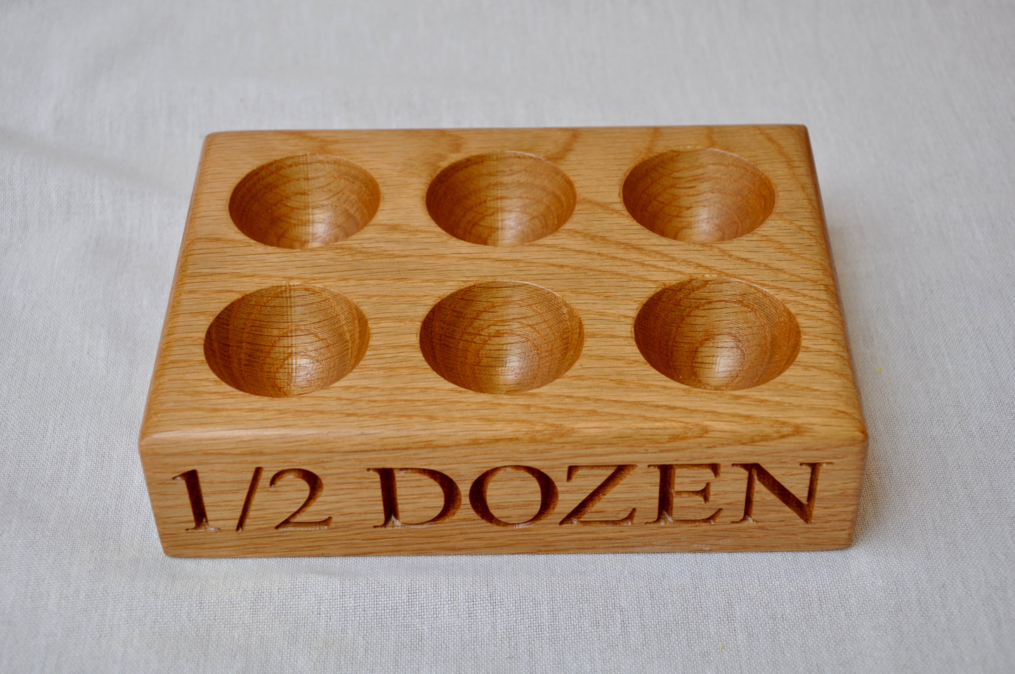 Personalised Oak Egg Holder/ Egg Stand