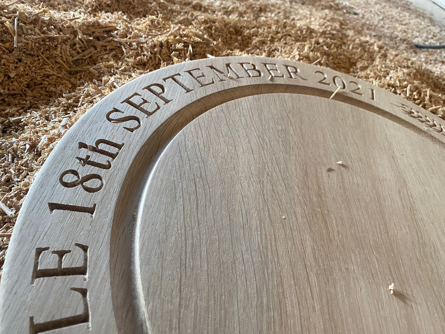 Personalised Oak Bread Board, Serving Board, Cutting Board